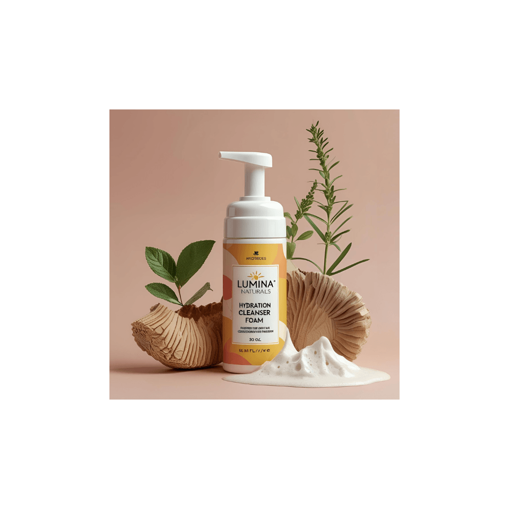 Hydration Cleanser Foam – Gentle Natural Face Wash by Lumina Naturals